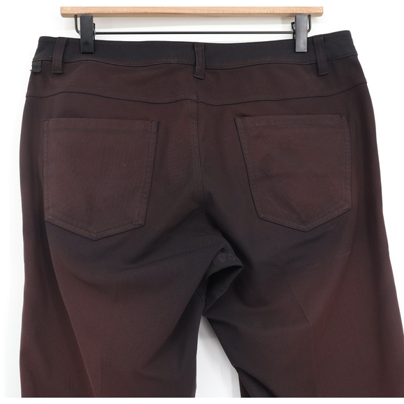 Lululemon Men's ABC Pant 30" Inseam Warpstreme Black/Brown Fade Sz 32 - Picture 4 of 9